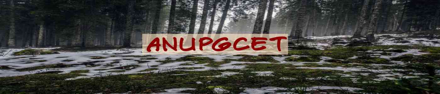 ANUPGCET 2026