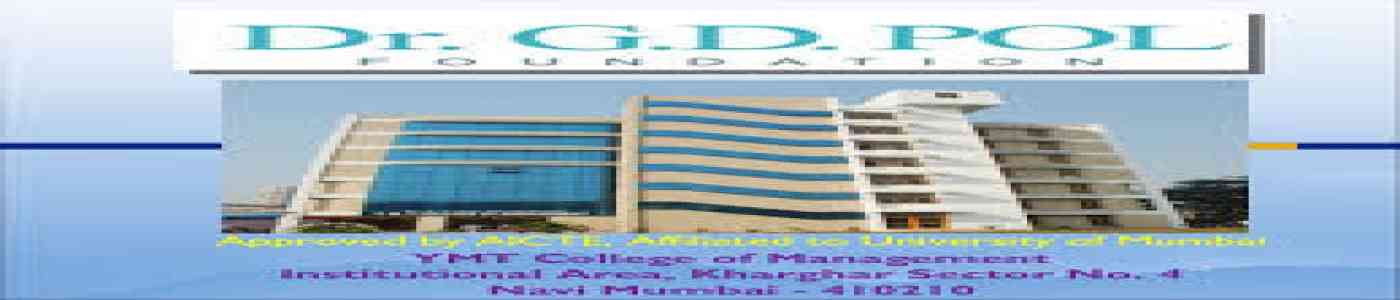 DR G D Pol Foudation's YMT College Of Management