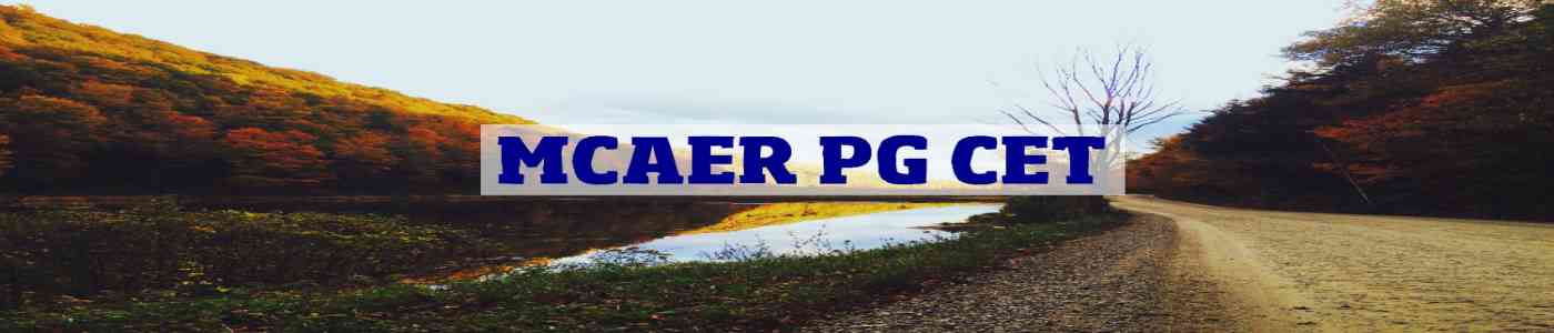 MCAER PG CET 2026