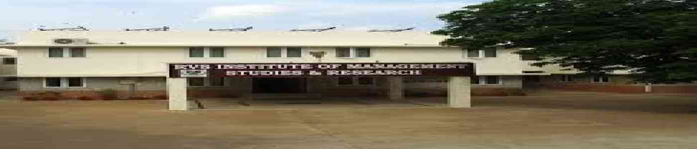 (RVSIMSR) RVS Institute of Management Studies & Research 