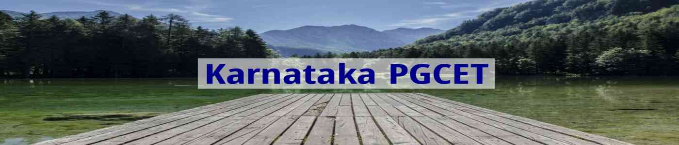 Karnataka PGCET 2026