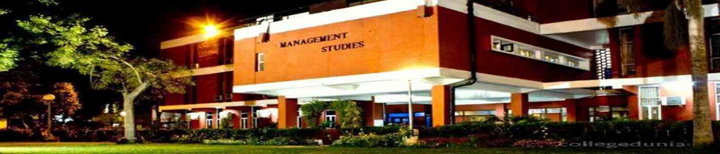 (FMS) Faculty of Management Studies, Delhi