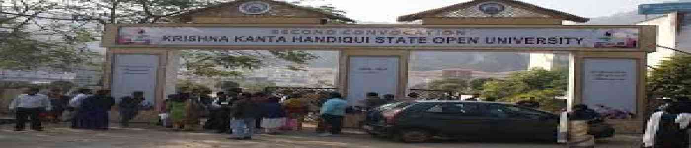 KKHSOU | Krishna Kanta Handiqui State Open University