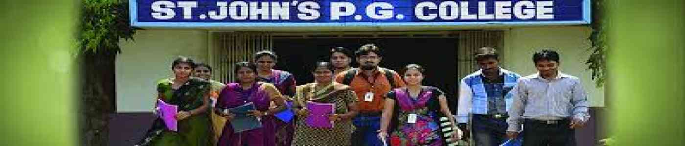 (SJPGC) St. John's PG College 