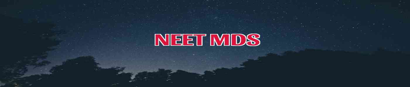 NEET MDS 2026