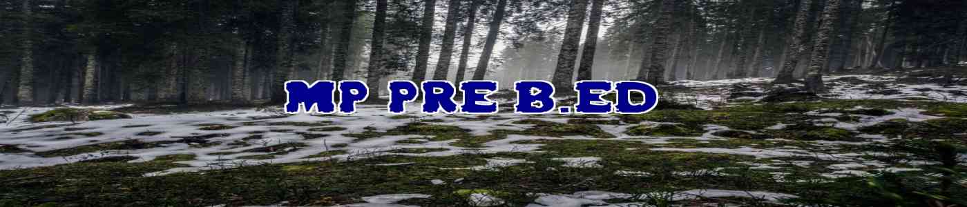 MP PRE B.ED 2026
