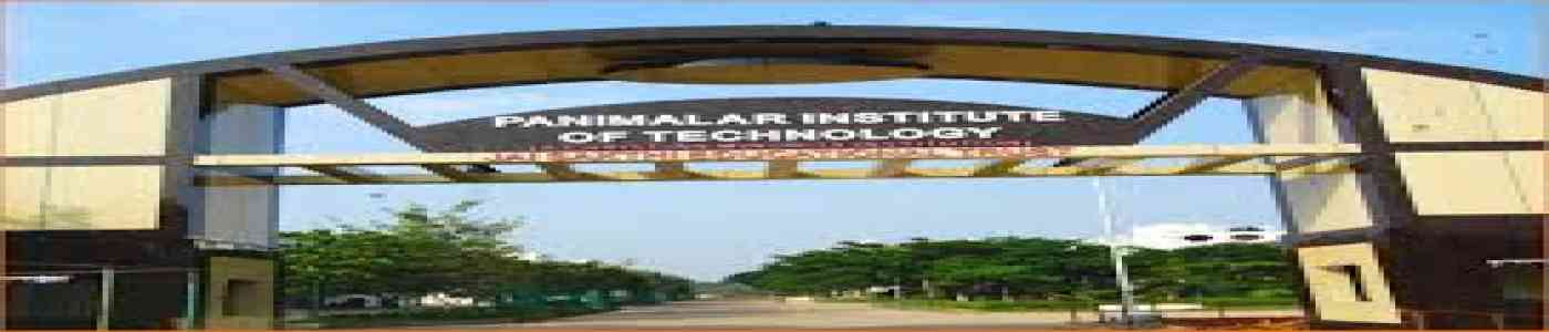 (PIT) Panimalar Institute of Technology 