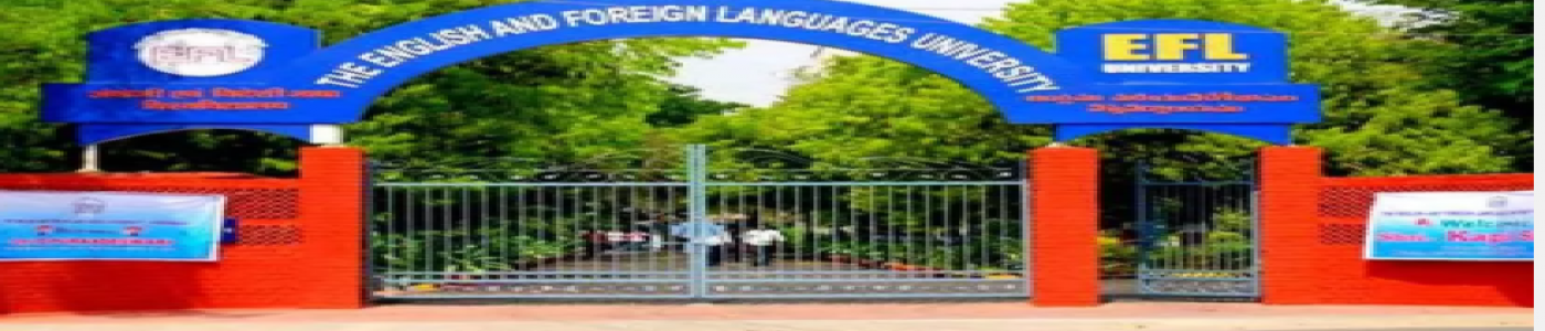English and Foreign Languages University