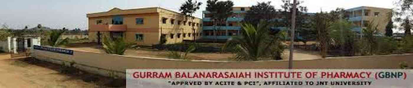 (GBIP) Gurram Balanarsiah Institute of Pharmacy 