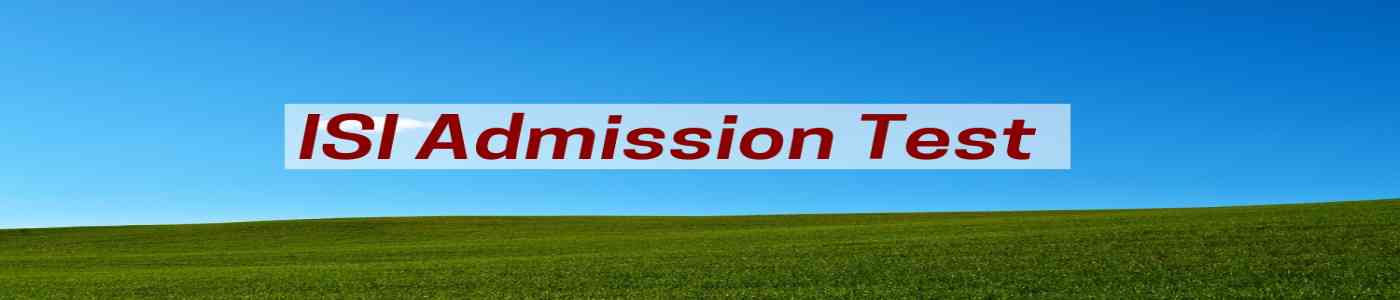 ISI Admission Test 202
