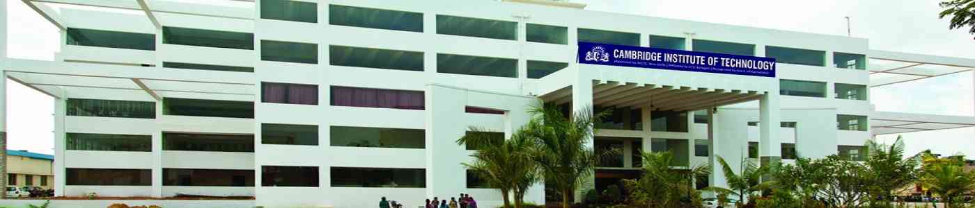 (CIT) Cambridge Institute of Technology, Bangalore