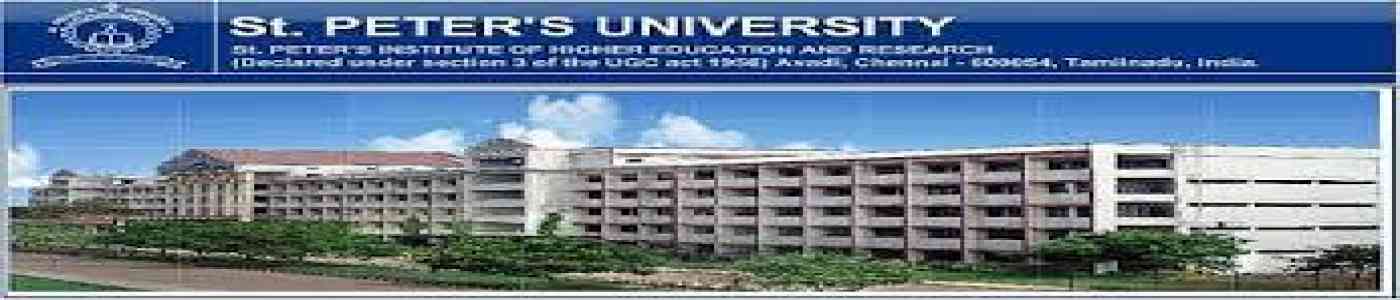 St Peter's Institute of Distance Education St Peter's Institute of Distance Education