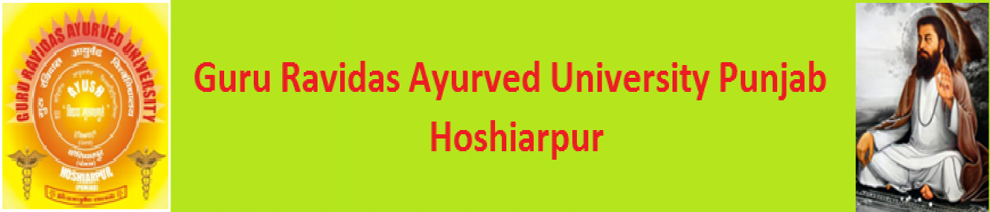 Guru Ravidas Ayurved University Guru Ravidas Ayurved University