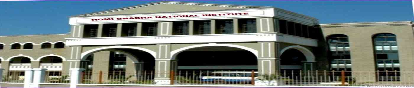 Homi Bhabha National Institute Homi Bhabha National Institute