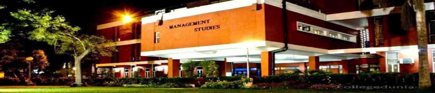 faculty of management studies phd