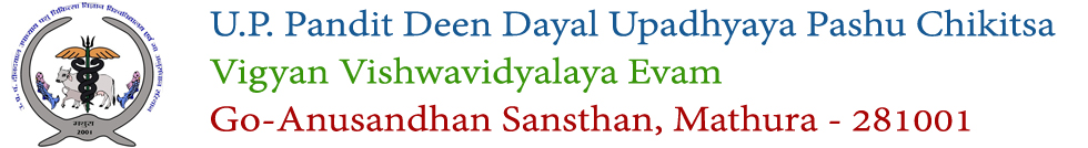 Pandit Deen Dayal Upadhyaya Pashu Chikitsa Vigyan Vishwavidyalaya