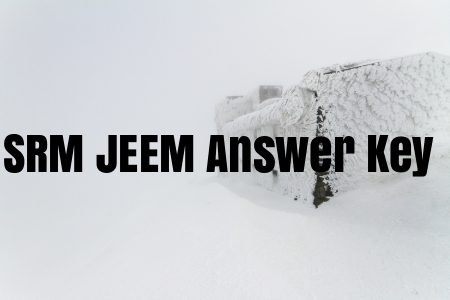 SRM JEEM Answer Key