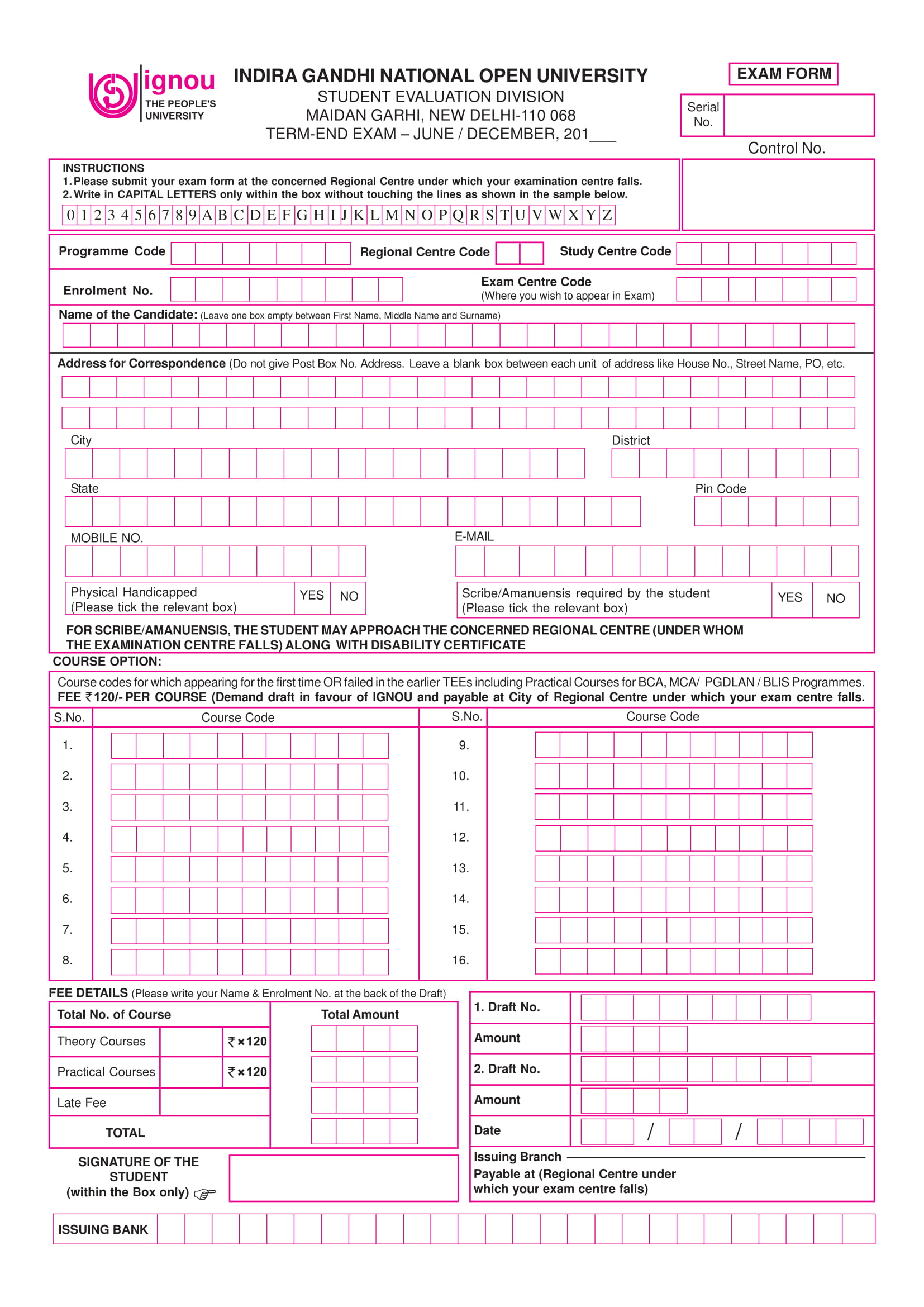Ignou June 2025 Date Sheet Silke M Lind