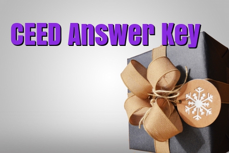 CEED Answer Key