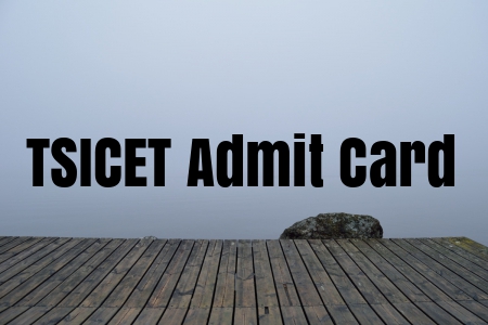 TSICET Admit Card