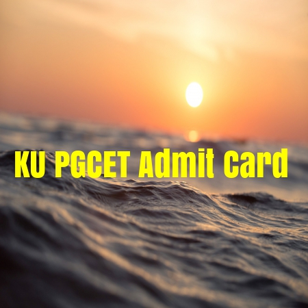 KU PGCET Admit Card