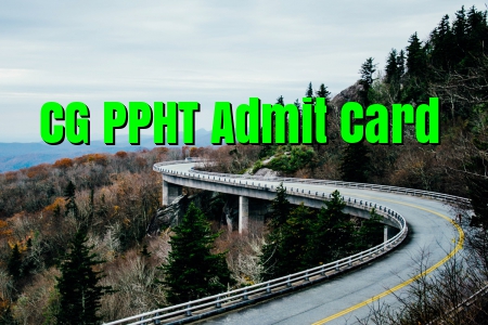 CG PPHT Admit Card