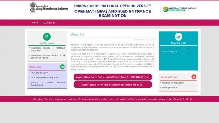 IGNOU B Ed Admission 2021 Distance Education Application Form 