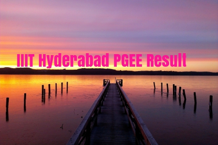 IIIT Hyderabad PGEE Result