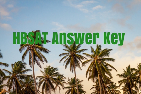 HBSAT Answer key