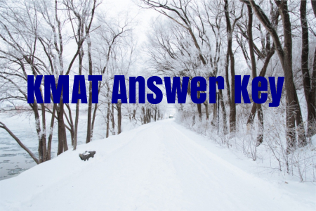 KMAT Answer key