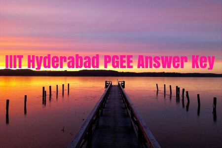 IIIT Hyderabad PGEE Answer Key