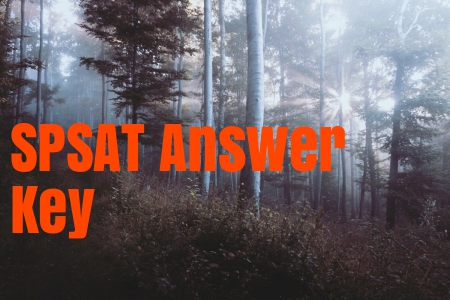SPSAT Answer Key 