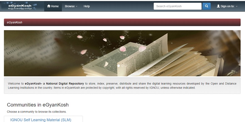 eGyanKosh IGNOU Study Material