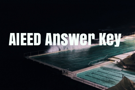 AIEED Answer Key 